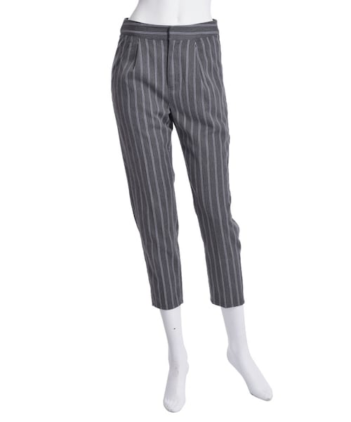 Ungrid(アングリッド)の「レジメンタルストライプ パンツ(パンツ・レディース・グレー・S/M)」の3枚目の写真