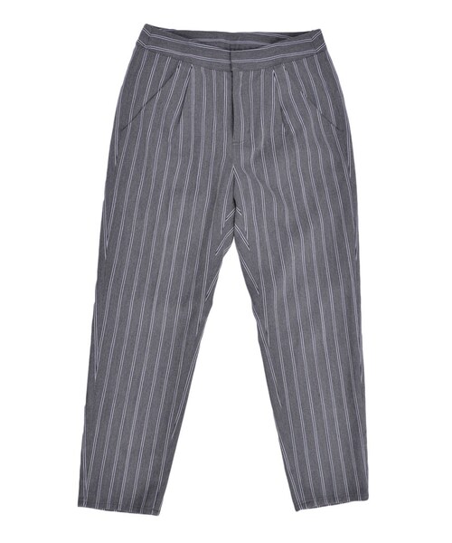 Ungrid(アングリッド)の「レジメンタルストライプ パンツ(パンツ・レディース・グレー・S/M)」の10枚目の写真