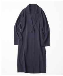 ADAM ET ROPE' | 【先行予約】ピンストジョーゼットチェスターコート　15SS【春の新作】(ジャケット/アウター)