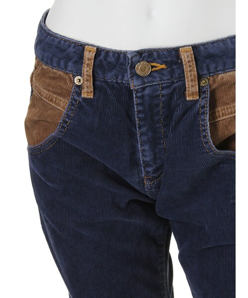 Ungrid（アングリッド）の「【Men’s Like】コーデュロイサルエルパンツ（パンツ・レディース・ブルー/カーキ・S/M）」の7枚目の写真