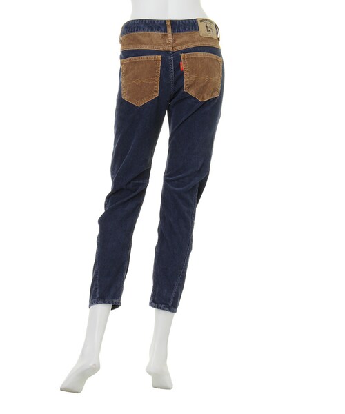 Ungrid（アングリッド）の「【Men’s Like】コーデュロイサルエルパンツ（パンツ・レディース・ブルー/カーキ・S/M）」の6枚目の写真