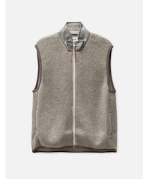 nanamica（ナナミカ）の「Zip Up Mohair Vest（）」 - WEAR