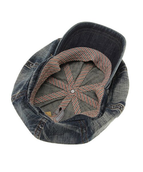 Ungrid（アングリッド）の「デニムキャスケット（帽子・レディース・ブルー・F）」の4枚目の写真