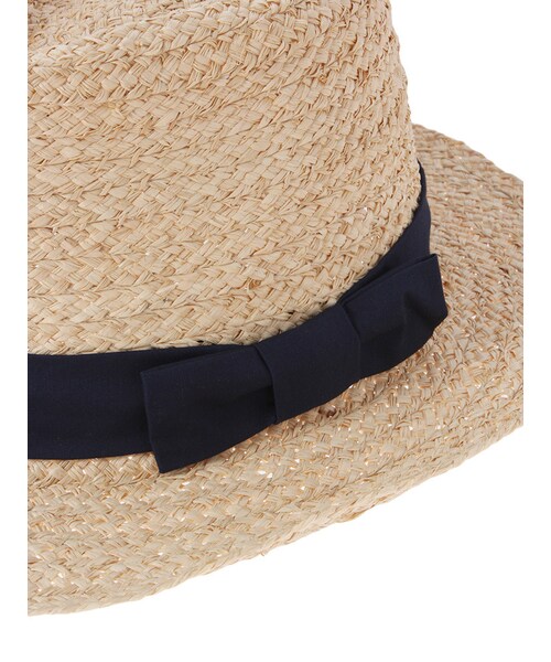 Ungrid（アングリッド）の「【Casual】ﾗﾌｨｱ中折れＨＡＴ（帽子・レディース・ブラウン/ベージュ・F）」の6枚目の写真