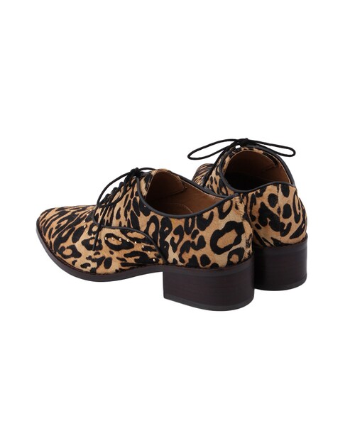 Ungrid(アングリッド)の「《andGIRL10月号 中村アンサン着用》 【Men’s Like】ハラコポインテッドシューズ(シューズ・レディース・ブラック/ミックス・S/M/L)」の5枚目の写真