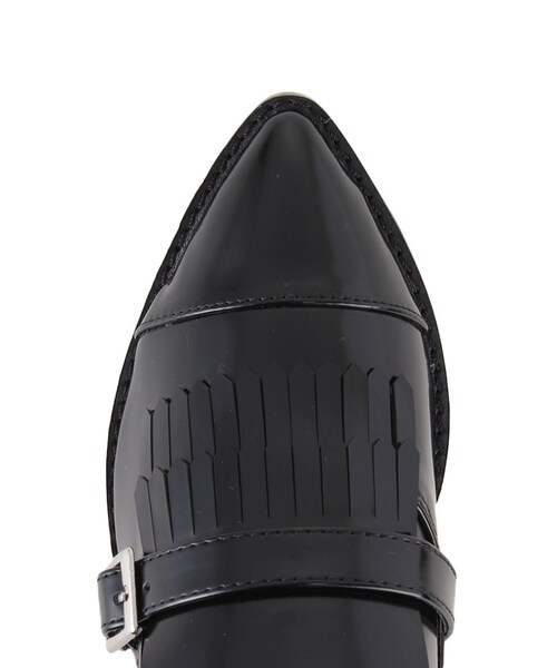 Ungrid（アングリッド）の「【Casual】キルトポインテッドローファー（シューズ・レディース・ブラック/ネイビー/ブラウン・S/M/L）」の9枚目の写真