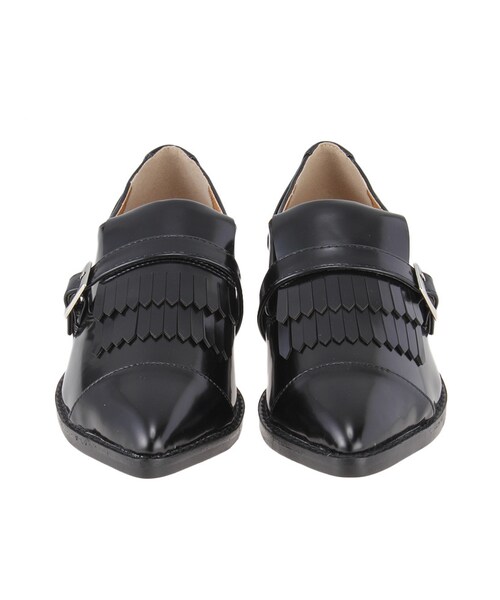 Ungrid（アングリッド）の「【Casual】キルトポインテッドローファー（シューズ・レディース・ブラック/ネイビー/ブラウン・S/M/L）」の8枚目の写真