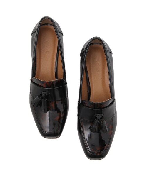 Ungrid（アングリッド）の「《sweet10月号掲載》 【Casual】レザーコンビローファー（シューズ・レディース・ブラック/ブラウン・S(22.5cm)/M(23.5cm)/L(24.5cm)）」の2枚目の写真