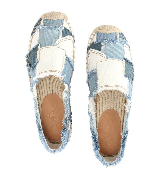 Ungrid（アングリッド）の「【Casual】パッチワークデニムフラットシューズ（シューズ・レディース・ブルー・S/M/L）」の9枚目の写真