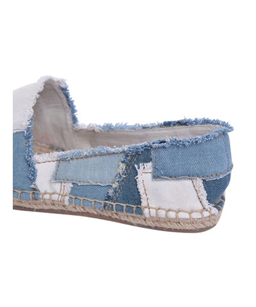Ungrid（アングリッド）の「【Casual】パッチワークデニムフラットシューズ（シューズ・レディース・ブルー・S/M/L）」の5枚目の写真
