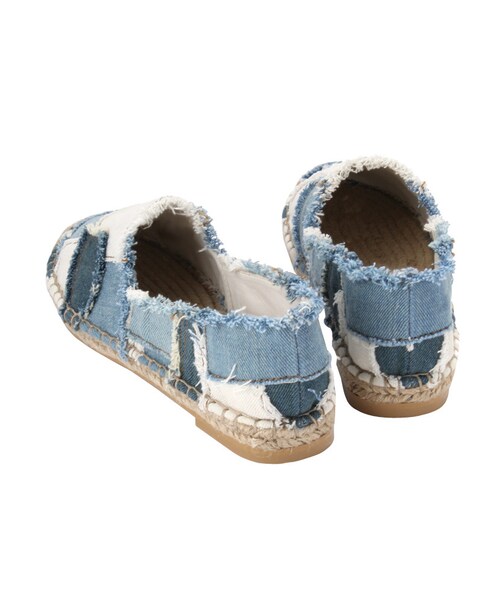 Ungrid（アングリッド）の「【Casual】パッチワークデニムフラットシューズ（シューズ・レディース・ブルー・S/M/L）」の8枚目の写真