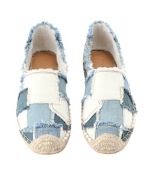 Ungrid | 【Casual】パッチワークデニムフラットシューズ(シューズ)