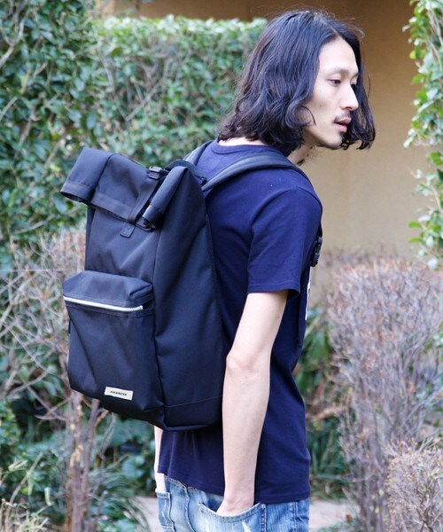 ADAM PATEK（アダムパテック）の「ADAM PATEK/gentil/ROLL TOP BAGPACK（バックパック/リュック・メンズ・ブラック/ネイビー・FREE）」の12枚目の写真