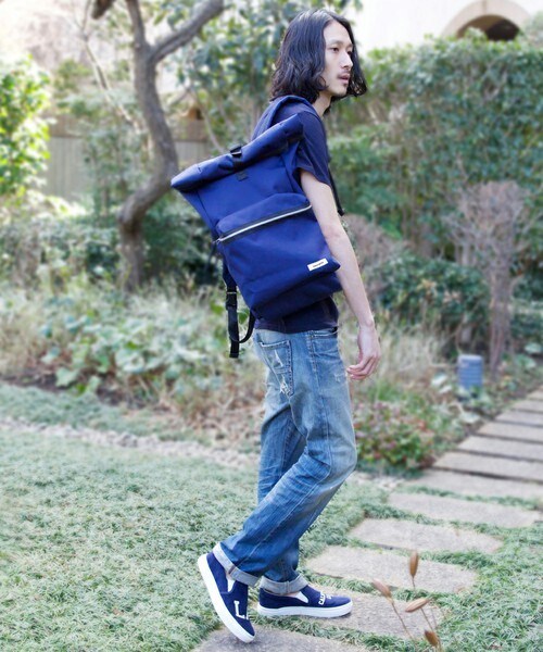 ADAM PATEK（アダムパテック）の「ADAM PATEK/gentil/ROLL TOP BAGPACK（バックパック/リュック・メンズ・ブラック/ネイビー・FREE）」の17枚目の写真