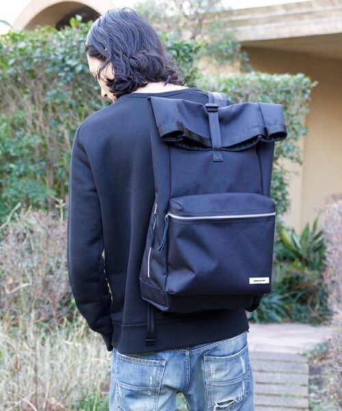 ADAM PATEK（アダムパテック）の「ADAM PATEK/gentil/ROLL TOP BAGPACK（バックパック/リュック・メンズ・ブラック/ネイビー・FREE）」の20枚目の写真