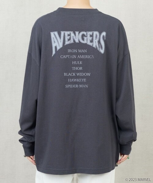 Disney（ディズニー）の「別注 / MARVEL Avengers / Vintage Tシャツ【限定展開】（その他・メンズ・オフホワイト/ブラック・FREE）」の9枚目の写真