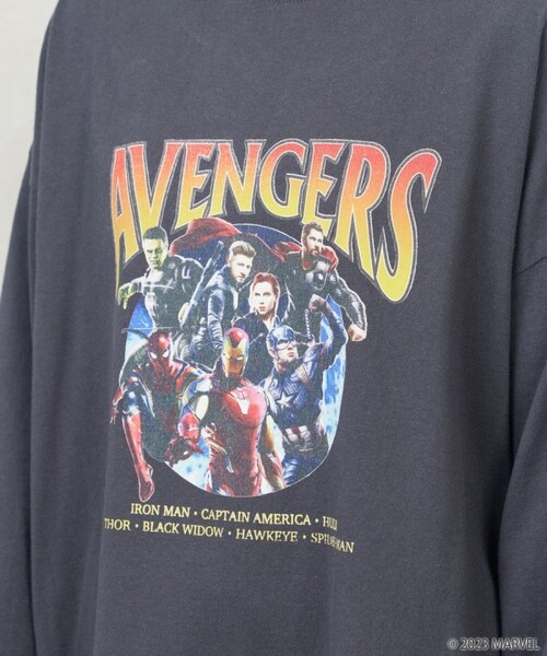 Disney（ディズニー）の「別注 / MARVEL Avengers / Vintage Tシャツ【限定展開】（その他・メンズ・オフホワイト/ブラック・FREE）」の12枚目の写真