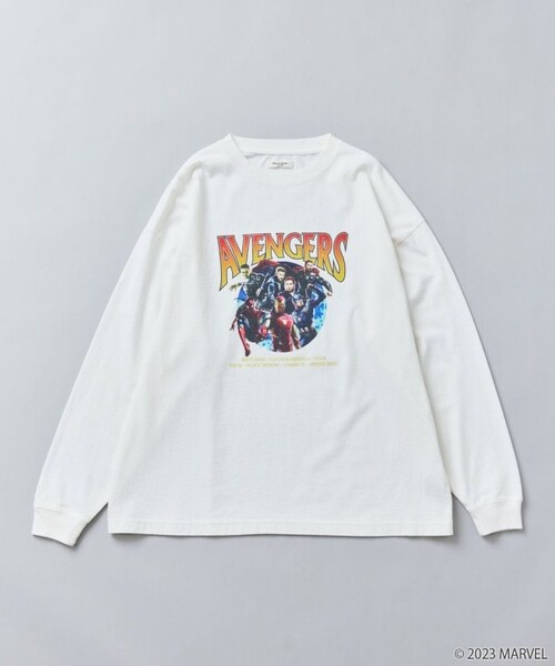 Disney（ディズニー）の「別注 / MARVEL Avengers / Vintage Tシャツ【限定展開】（その他・メンズ・オフホワイト/ブラック・FREE）」の17枚目の写真