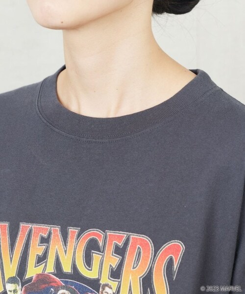 Disney（ディズニー）の「別注 / MARVEL Avengers / Vintage Tシャツ【限定展開】（その他・メンズ・オフホワイト/ブラック・FREE）」の11枚目の写真