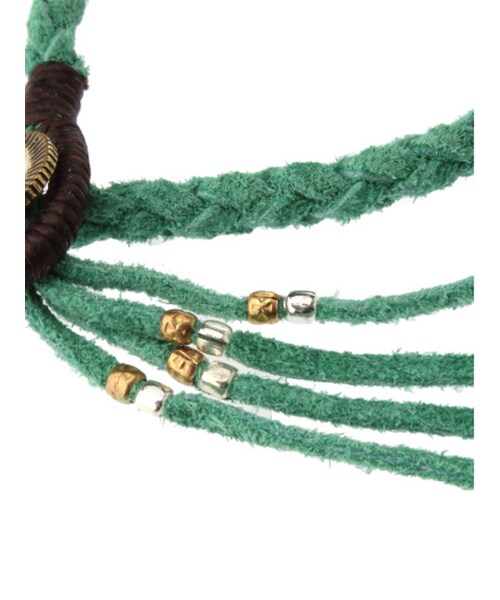 Ungrid（アングリッド）の「スウェードフリンジブレス（アクセサリー・レディース・グリーン/ネイビー/ブラウン・F）」の6枚目の写真