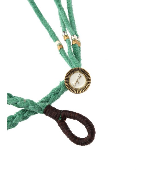 Ungrid（アングリッド）の「スウェードフリンジブレス（アクセサリー・レディース・グリーン/ネイビー/ブラウン・F）」の8枚目の写真