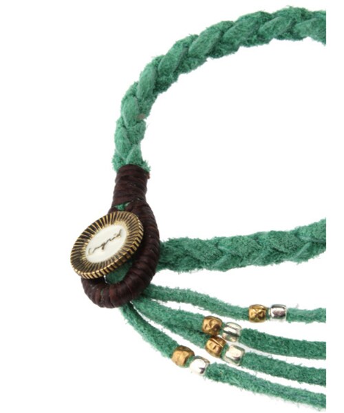 Ungrid（アングリッド）の「スウェードフリンジブレス（アクセサリー・レディース・グリーン/ネイビー/ブラウン・F）」の5枚目の写真