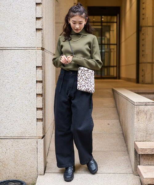 FREAK'S STORE（フリークスストア）の「ハイネック ボタン ニット