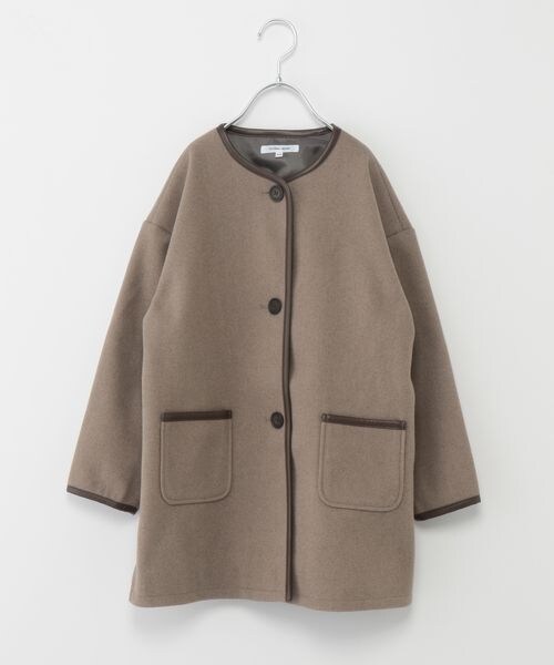 希少✨】HR MARKET モッズコート 裏地チェック ネイビー 1