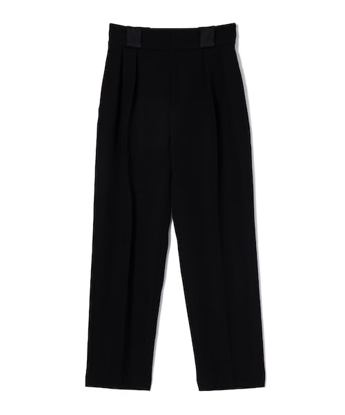BORDERS at BALCONY 】TWILL BELTED PANTS