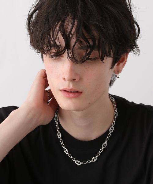 RAGEBLUE（レイジブルー）の「デザインコンビネーションネックレス（アクセサリー・メンズ・シルバー01/シルバー02・ONE SIZE）」の10枚目の写真