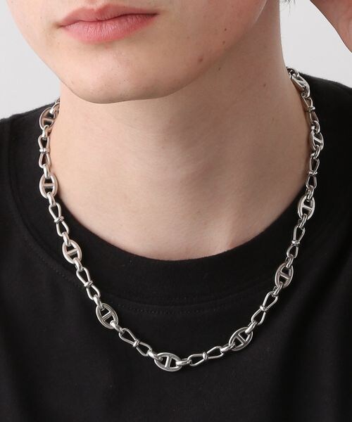 RAGEBLUE（レイジブルー）の「デザインコンビネーションネックレス（アクセサリー・メンズ・シルバー01/シルバー02・ONE SIZE）」の9枚目の写真