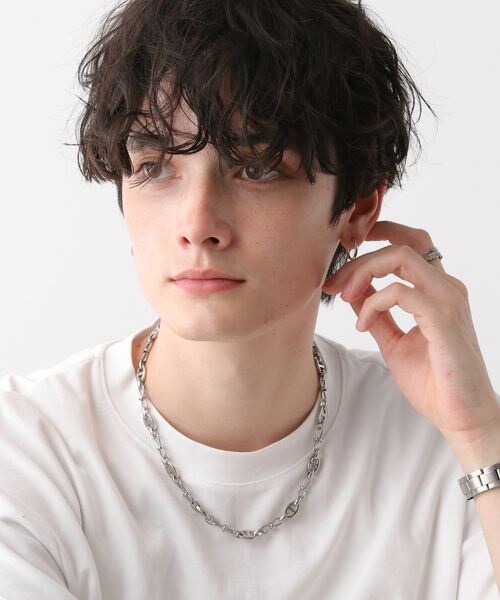 RAGEBLUE（レイジブルー）の「デザインコンビネーションネックレス（アクセサリー・メンズ・シルバー01/シルバー02・ONE SIZE）」の8枚目の写真