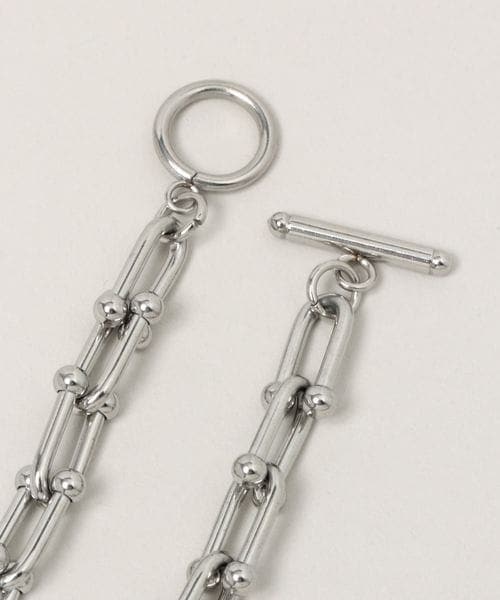 RAGEBLUE（レイジブルー）の「デザインコンビネーションネックレス（アクセサリー・メンズ・シルバー01/シルバー02・ONE SIZE）」の6枚目の写真