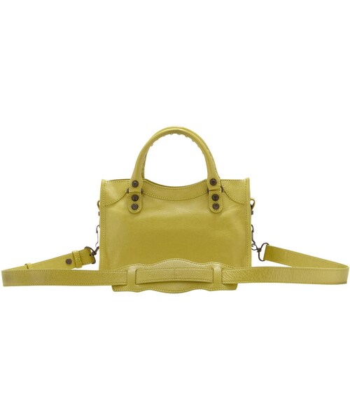 BALENCIAGA（バレンシアガ）の「Balenciaga Classic Mini City Bag, Jaune Poussin（ショルダーバッグ・レディース・YELLOW）」の2枚目の写真