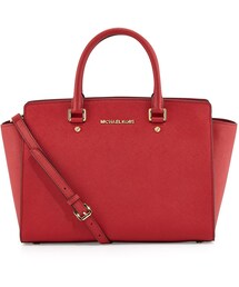 MICHAEL KORS | MICHAEL Michael Kors Selma Top-Zip Satchel Bag, Red(ショルダーバッグ)
