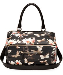 GIVENCHY | Givenchy Pandora Medium Leather Shoulder Bag, Magnolia Print(ショルダーバッグ)