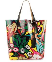 MARNI | Marni Floral-Print PVC Shopping Bag, Multi(トートバッグ)