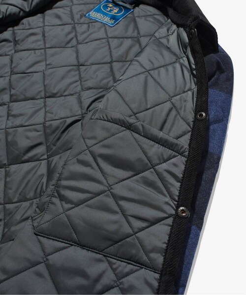 NOAH(ノア)の「Noah x Lavenham Buffalo Check Raydon Jac(ジャケット/アウター・グリーン/(030)/S/残り1点/M/在庫あり/L/残り3点/XL)」の7枚目の写真