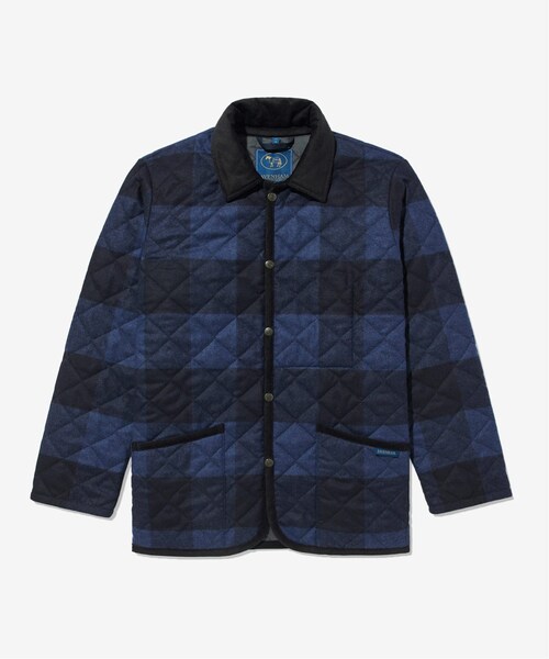 NOAH(ノア)の「Noah x Lavenham Buffalo Check Raydon Jac(ジャケット/アウター・グリーン/(030)/S/残り1点/M/在庫あり/L/残り3点/XL)」の2枚目の写真
