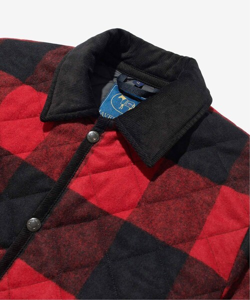NOAH(ノア)の「Noah x Lavenham Buffalo Check Raydon Jac(ジャケット/アウター・グリーン/(030)/S/残り1点/M/在庫あり/L/残り3点/XL)」の11枚目の写真
