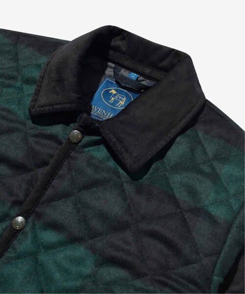 NOAH(ノア)の「Noah x Lavenham Buffalo Check Raydon Jac(ジャケット/アウター・グリーン/(030)/S/残り1点/M/在庫あり/L/残り3点/XL)」の9枚目の写真