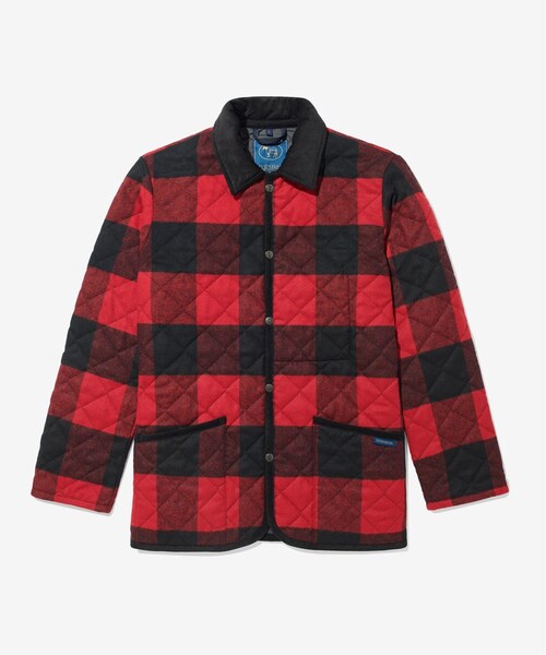 NOAH(ノア)の「Noah x Lavenham Buffalo Check Raydon Jac(ジャケット/アウター・グリーン/(030)/S/残り1点/M/在庫あり/L/残り3点/XL)」の3枚目の写真