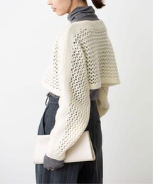 SLOBE IENA（スローブイエナ）の「メッシュショートニット（トップス）」