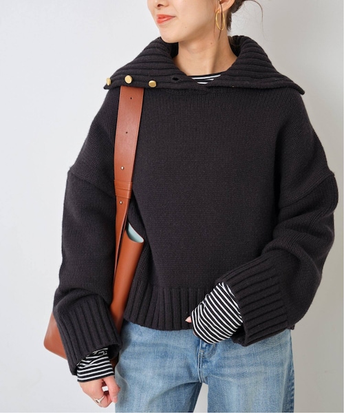 好評 Spick & Span（スピックアンドスパン）の「ウール釦開きニット トップス