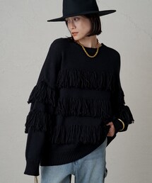 LOUNGEDRESS(ラウンジドレス)の「フリンジニット(ニット LOUNGEDRESS(ラウンジドレス)の「フリンジニット(ニット