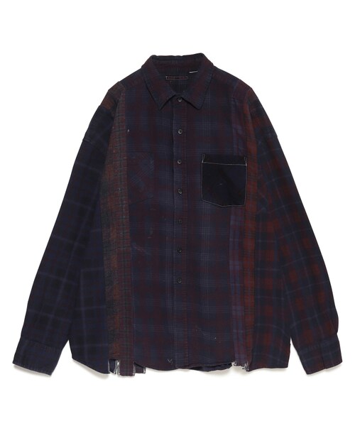ニードルス　トップス　むら染め ニードルス Needles 21SS C.O.B Classic Shirt Poly Lama Da