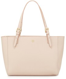 TORY BURCH | Tory Burch York Small Saffiano Leather Tote Bag, Light Oak(トートバッグ)