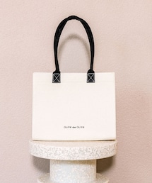 OLIVE des OLIVE（オリーブデオリーブ）の「オリーブロゴ刺繍入りトートバッグ（バッグ）」
