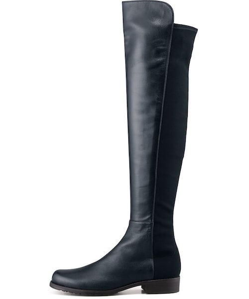 STUART WEITZMAN（スチュアートワイツマン）の「Stuart Weitzman 50/50 Leather Over-the-Knee Boot, Navy（ブーツ・レディース・NAVY・38.0B/8.0B）」の2枚目の写真