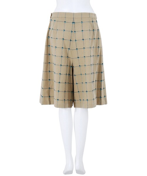 Ne-net（ネネット）の「水引ボトム / パンツ（パンツ・レディース・off white/beige/khaki・01/02）」の4枚目の写真